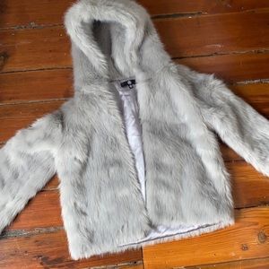 Grey Fur Missguided Coat/Jacket